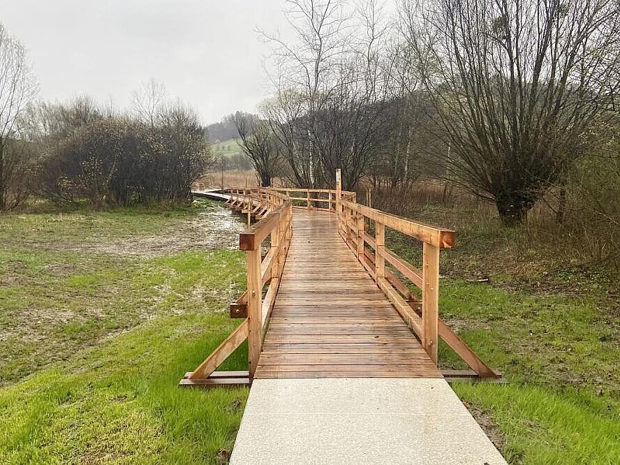 most na učni poti v parki Nimno v Rogaški slatini