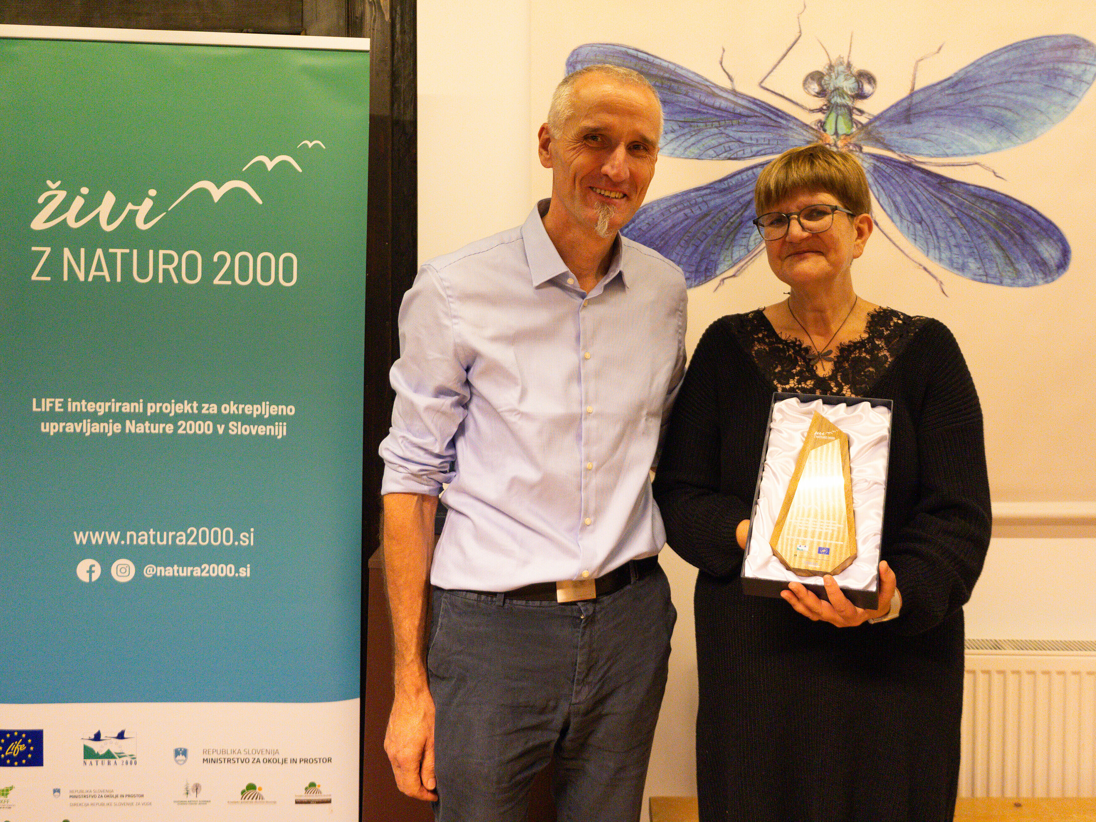 Podelitev slovenske nagrade Natura 2000 Zavodu Parnas