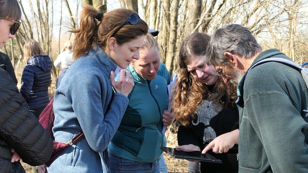 Nadzorni obisk projekta LIFE-IP NATURA.SI - ogled izvedenih ukrepov na pilotnem območju vode Štajerske (foto: arhiv projekta LIFE-IP NATURA.SI)