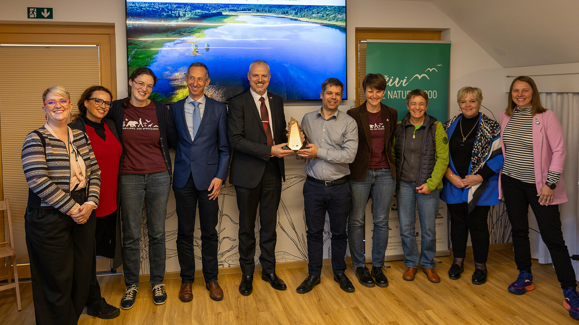 Podelitev slovenske nagrade Natura 2000 Občini Pivka, Krajinski park Pivška presihajoča jezera (Foto: Zavod Štirna)