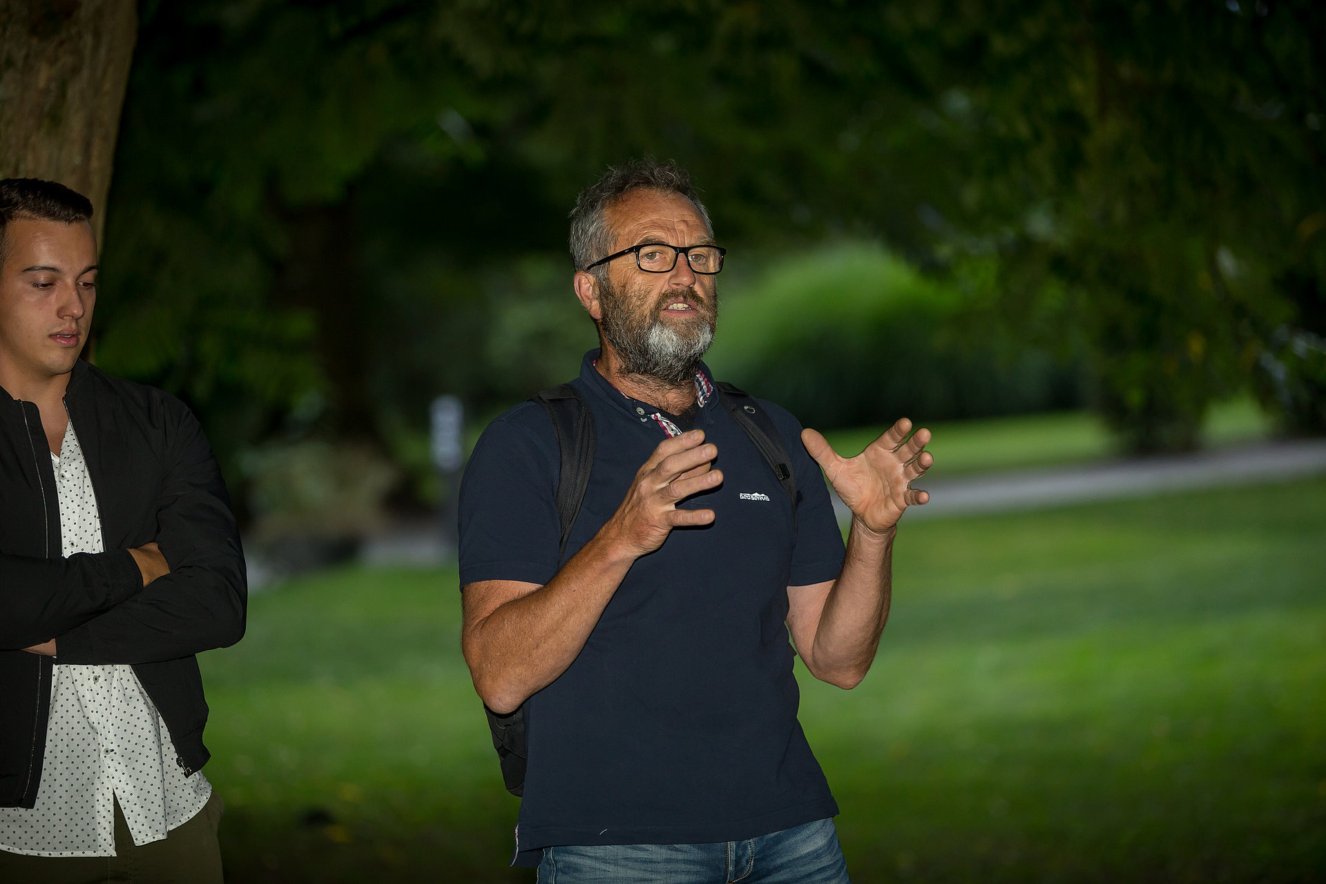 Pogovor z ustvarjalci filma Divja Slovenija. (Foto: Nik Jarh)