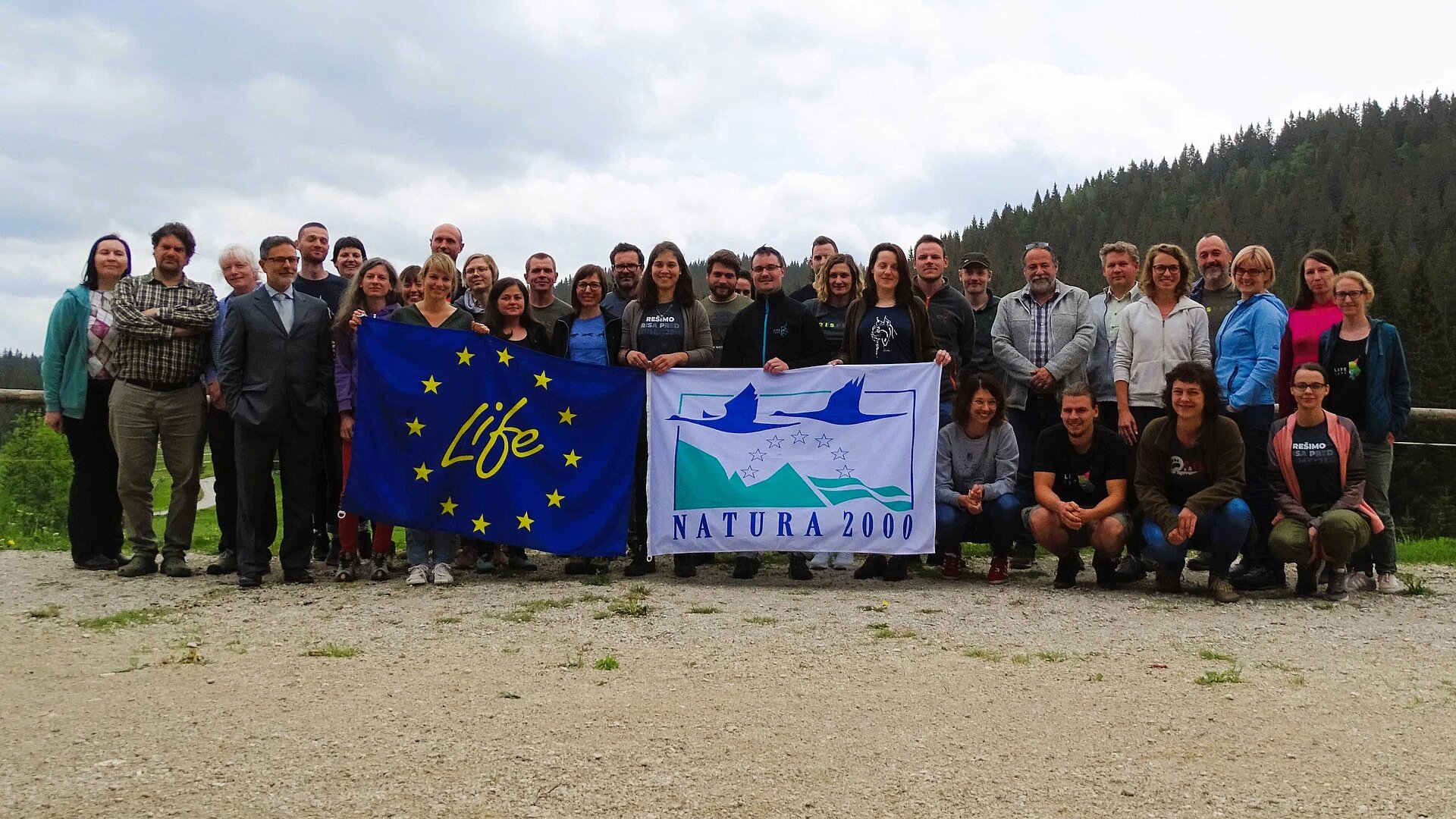 Člani ekipe projekta LIFE Lynx (foto: LIFE Lynx)