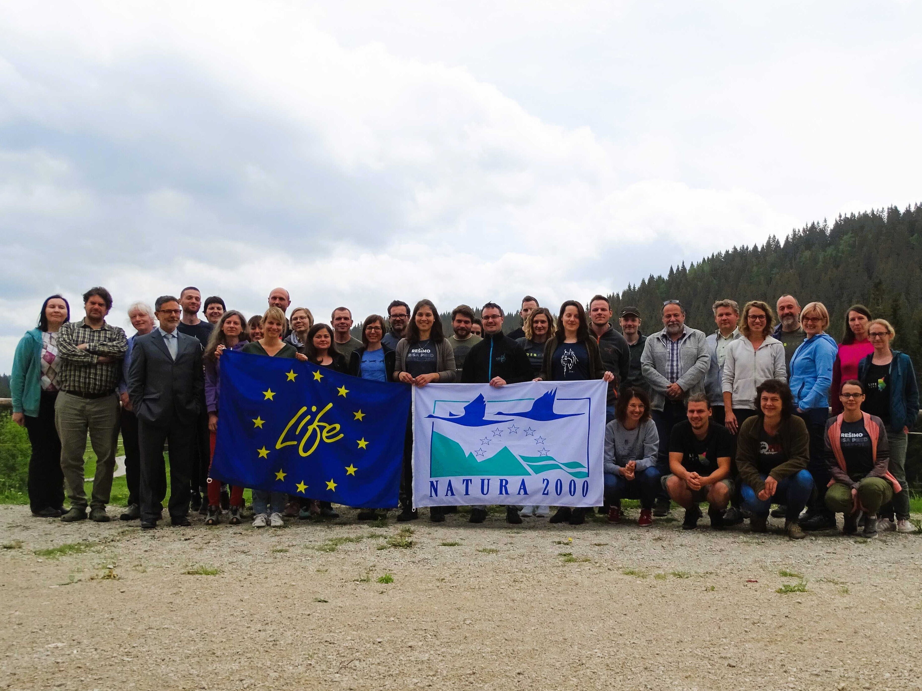 Člani ekipe projekta LIFE Lynx (foto: LIFE Lynx)
