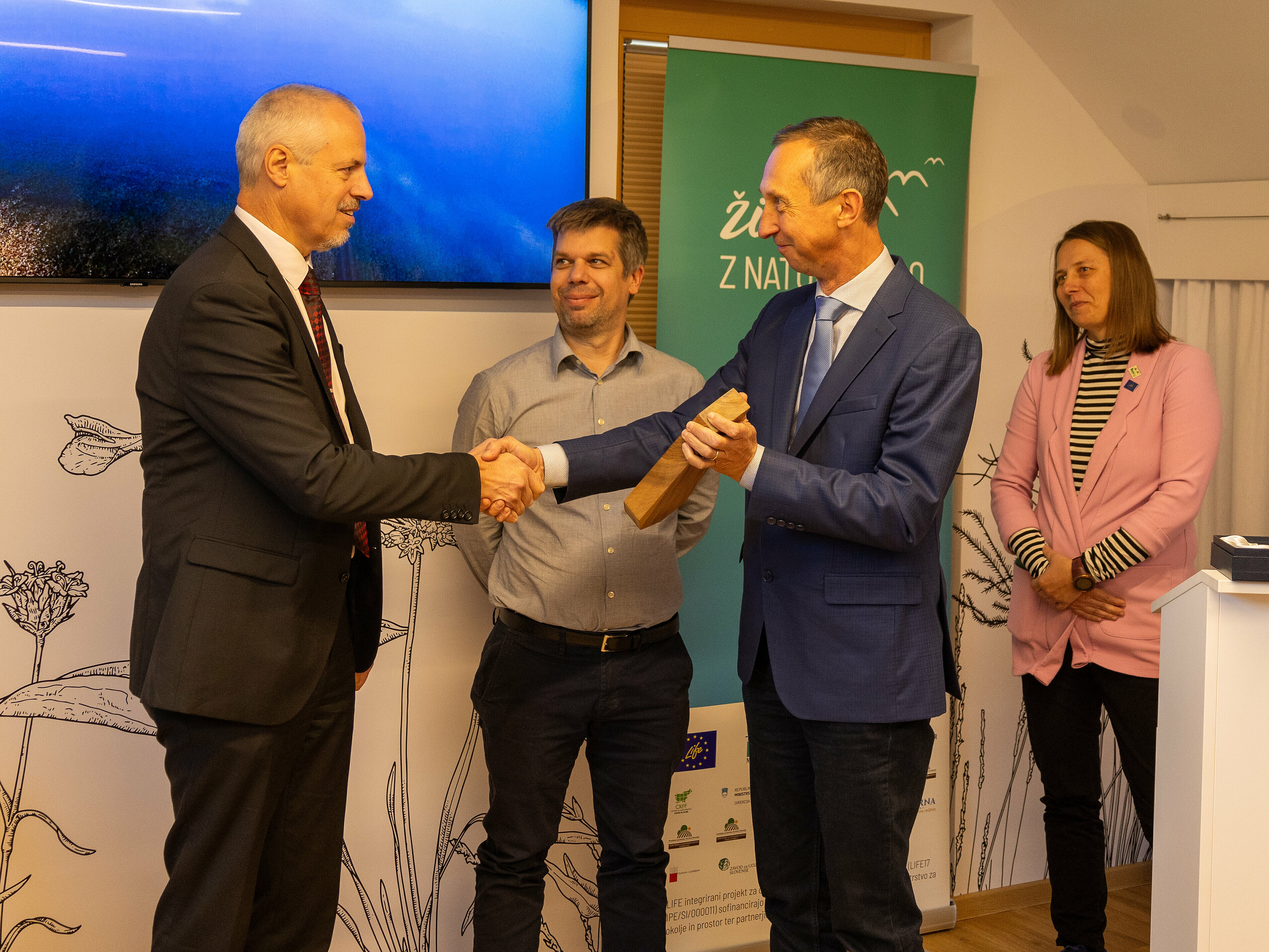 Podelitev slovenske nagrade Natura 2000 Občini Pivka, Krajinski park Pivška presihajoča jezera (Foto: Zavod Štirna)