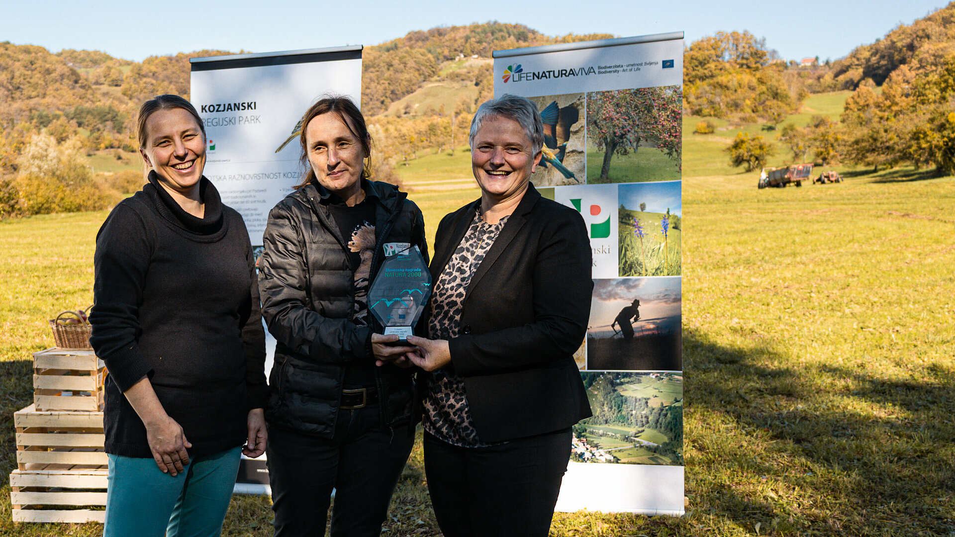 Kozjanski regijski park, zmagovalec prve slovenske nagrade Natura 2000 v kategoriji "Varstvo vrst in habitatnih tipov na območjih Nature 2000 v Sloveniji" (foto: Zavod Štirna)