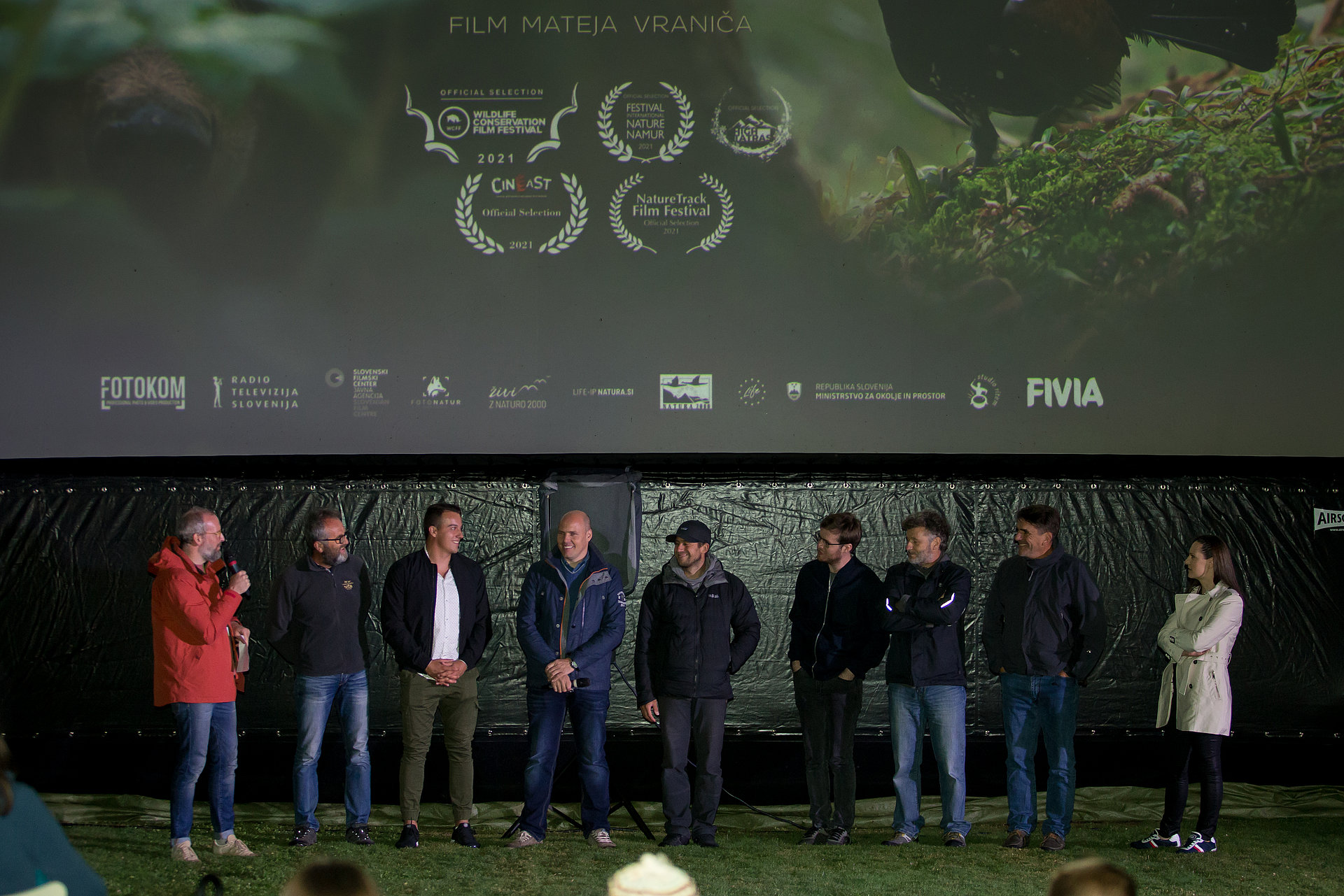 Premiera filma Divja Slovenija. (Foto: Nik Jarh)