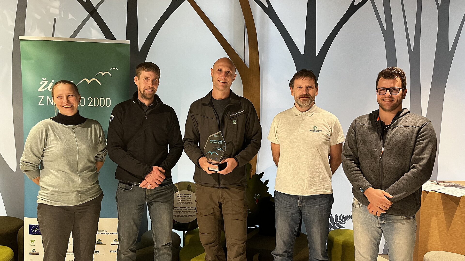 Zavod za gozdove Slovenije, zmagovalec prve slovenske nagrade Natura 2000 v kategoriji "Družbeno-gospodarske koristi" (foto: Zavod Štirna)