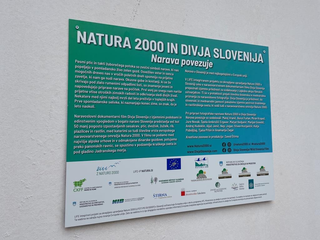 Razstava Natura 2000 in Divja Slovenija: Narava povezuje. (foto: Vesna Stanić, Zavod Štirna)